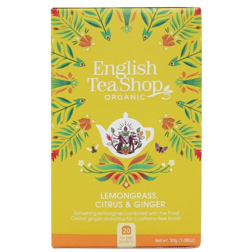 Ziołowa herbata English Tea Shop Lemongrass Citrus Ginger 20x1,5g