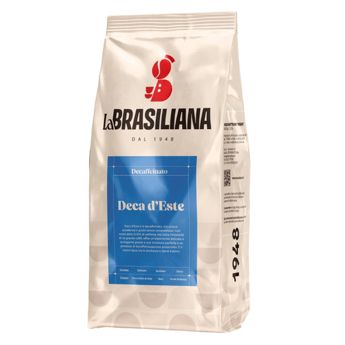 Kawa ziarnista La Brasiliana Decaffeinato 1kg