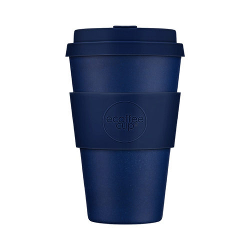 Kubek na wynos Ecoffee Cup Solid Colours Dark Energy 400 ml - Granatowy - opinie w konesso.pl