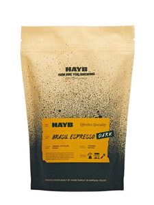 Kawa ziarnista HAYB DARK Brazil Cerrado Patrocinio 1kg