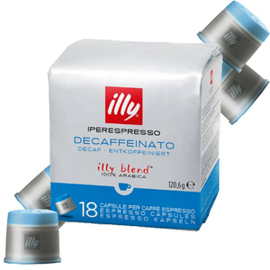Kapsułki illy Iperespresso Decaffeinato - 18 szt.