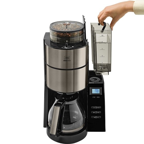 Ekspres przelewowy Melitta Aroma Fresh RWT 1021-03 - metaliczny szary