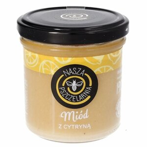 Miód z cytryną Nasza Pszczelarnia 190g
