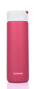 Butelka termiczna Casno Castle Peak Różowa - 400 ml - opinie w konesso.pl