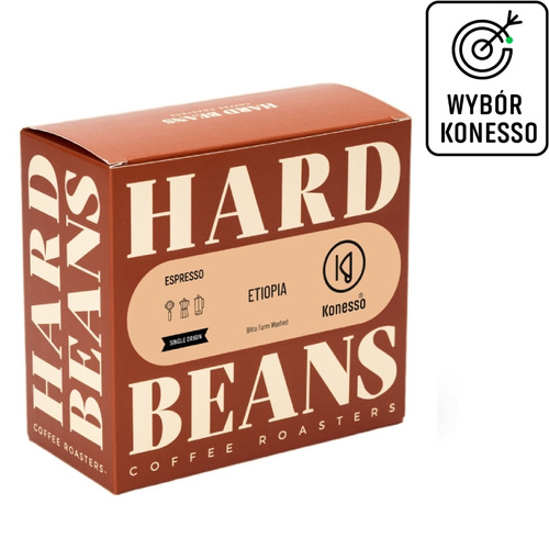 Kawa ziarnista Hard Beans Etiopia Bitta Farm Espresso - KONESSO 250g