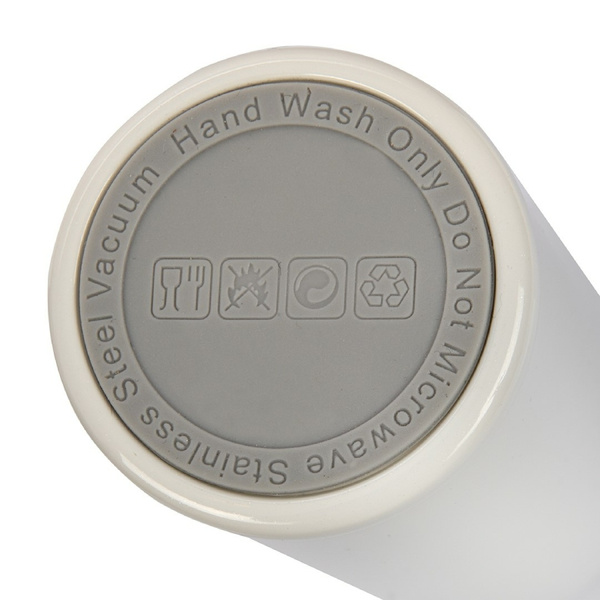 Kubek termiczny Majestic Sport Mash 450 ml - Biały