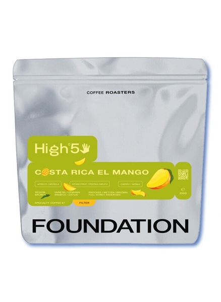 Kawa ziarnista Foundation Coffee Roasters High5 Costa Rica El Mango Filtr 250g – NIEDOSTĘPNY