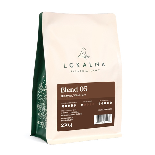 Kawa ziarnista Lokalna Palarnia Kawy Blend 05 250g