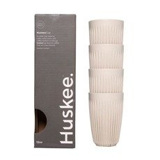 Kubek Huskee Natural 355ml - ZESTAW 4 szt.