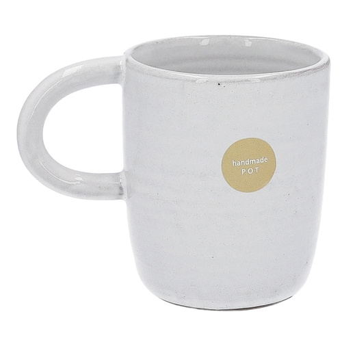 Ceramiczny kubek POTPOTSTUDIO - Carbon Biały 250 ml