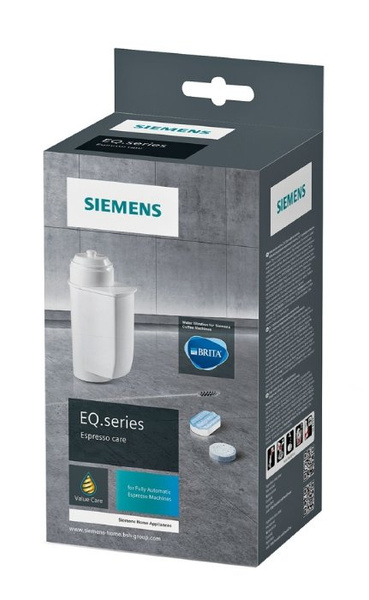 OUTLET - Zestaw filtry + tabletki czyszczące + tabletki odkamieniające Siemens TZ80004A