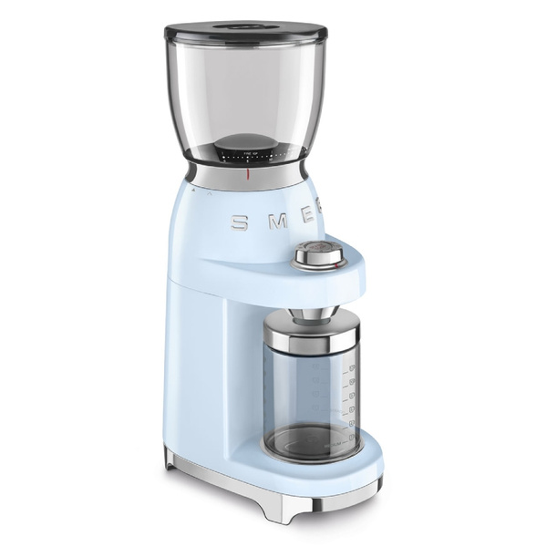 Młynek do kawy Smeg CGF11PBE - Pastelowy błękit