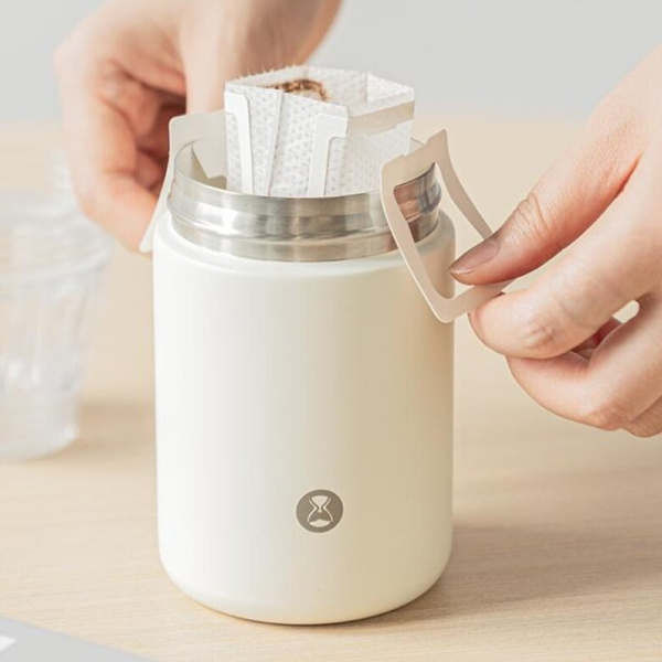 Kubek termiczny z driperem Timemore Crystal Eye Travel Brewer 300ml