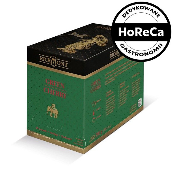 Zielona herbata Richmont Green Cherry - 50x4g