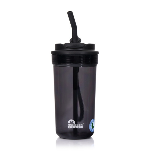 Butelka na wodę Majestic Sport Mia 680 ml - Czarna