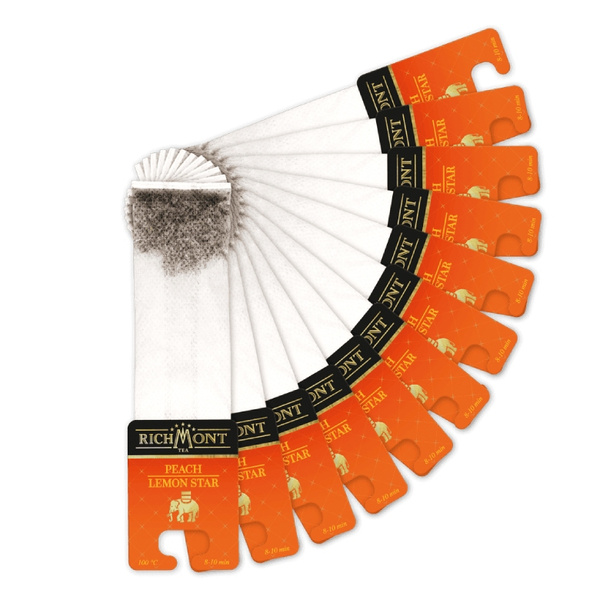 ZESTAW Richmont Peach Lemon 12 saszetek + Szklanka Richmont Ice 370ml