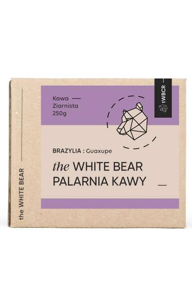 Kawa ziarnista The White Bear Brazylia Guaxupe A 250g