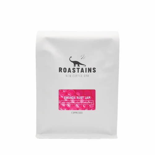 Kawa ziarnista Roastains Rwanda Ruby Jam 250g – NIEDOSTĘPNY