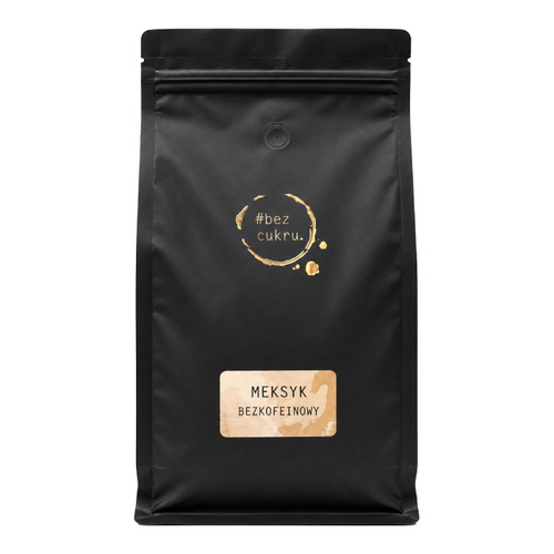 Kawa ziarnista Bezcukru Meksyk Bezkofeinowy Filtr 1kg