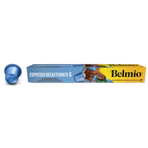Kapsułki do Nespresso Belmio Espresso Decaffeinato 10 sztuk - opinie w konesso.pl