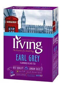 Herbata czarna Irving Earl Grey saszetki 100x1,5g - opinie w konesso.pl