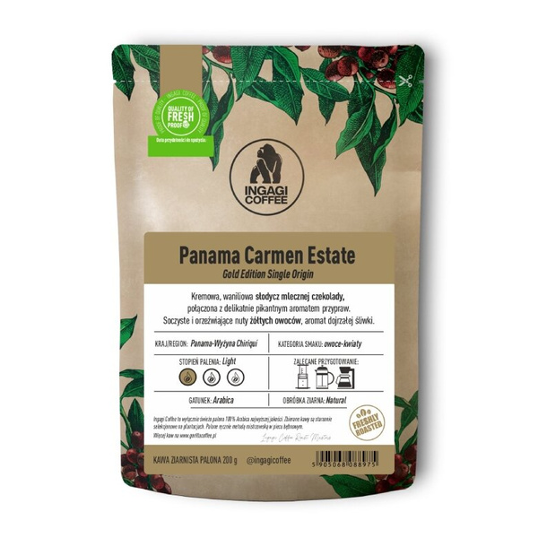 Kawa ziarnista Ingagi Coffee Panama Carmen Estate FILTR 100g – NIEDOSTĘPNY
