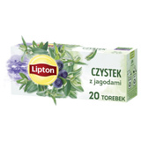 Suplement diety herbatka ziołowa aromatyzowana Lipton Czystek z jagodami 20x1g – NIEDOSTĘPNY