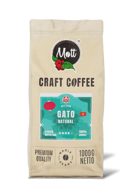 Kawa ziarnista Mott Coffee Gato 1kg