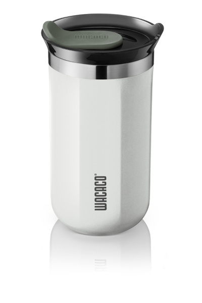 Kubek termiczny Wacaco Octaroma Lungo Ceramic White 300ml - Biały