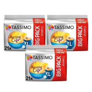 ZESTAW - Kapsułki Tassimo Morning Cafe Mild & Smooth XL 3x21 szt.