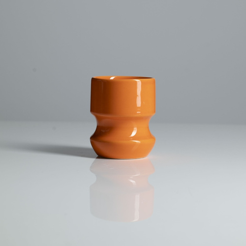 Kubek not.bad studio DUO 350ml - Pomarańczowy wklęsły