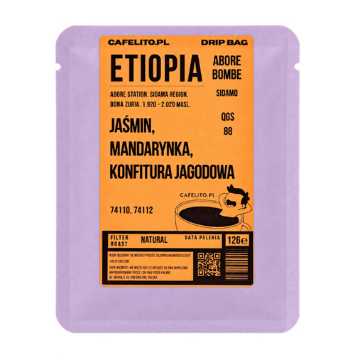 Drip Bag Cafelito Etiopia Abore Bombe 12g