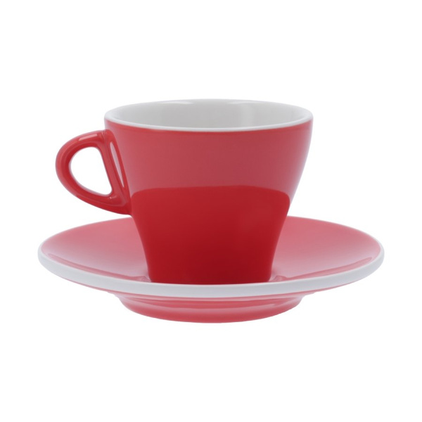 Filiżanka do cappuccino Club House Gardenia 170 ml - Łososiowa czerwień - NIEDOSTĘPNY