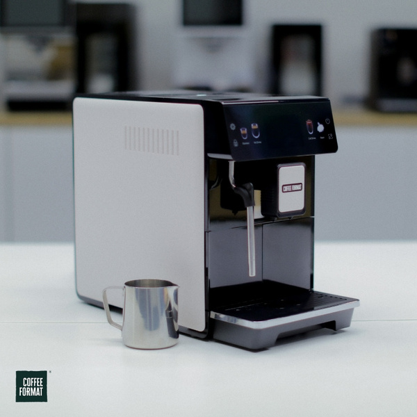 Ekspres do kawy Coffee Format MINI Steam - Biały + GRATIS 2KG KAWY