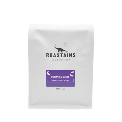 Kawa ziarnista Roastains Kolumbia Decaf Espresso 250g - kawa bezkofeinowa - opinie w konesso.pl