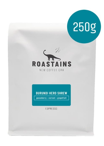 Kawa ziarnista Roastains Burundi Hero Shrew ESPRESSO 250g - NIEDOSTĘPNY