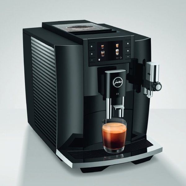 Ekspres do kawy Jura E8 Piano Black (EC) + 3KG KAWY GRATIS