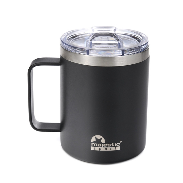 Kubek termiczny Majestic Sport Gump 400 ml - Czarny