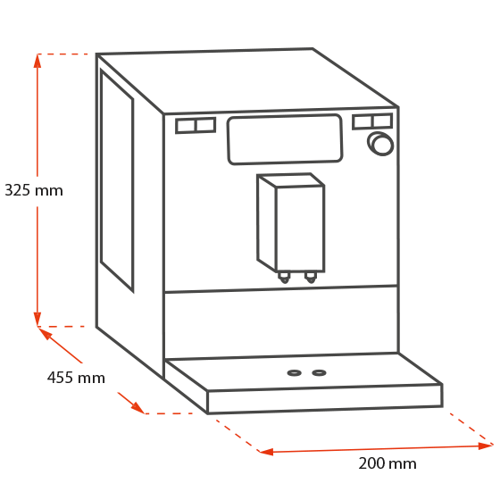 Ekspres do kawy Melitta E950-203 Solo - srebrno-czarny