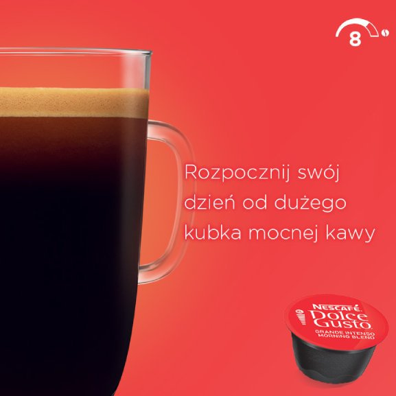 Kapsułki Nescafé Dolce Gusto Grande Intenso Morning Blend 16 sztuk - NIEDOSTĘPNY 