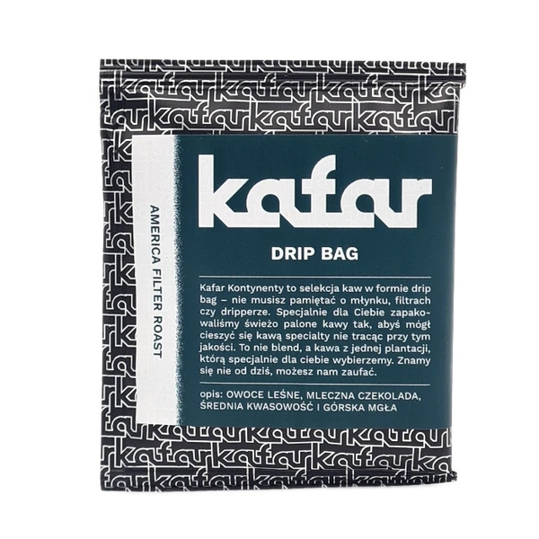 Drip Bag Coffee Kafar AMERYKA 12g – NIEDOSTĘPNY