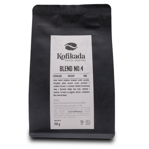 Kawa ziarnista Kofikada Blend Numer 4 250g - opinie w konesso.pl