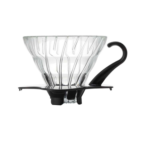 Szklany Drip Hario V60-01 - Czarny – NIEDOSTĘPNY