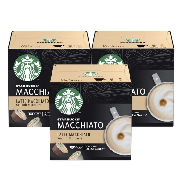 ZESTAW Nescafé Dolce Gusto STARBUCKS® Latte Macchiato 3x12 sztuk
