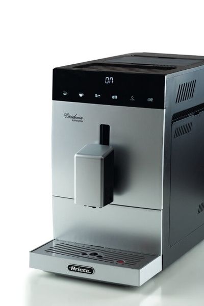 Ekspres do kawy Ariete 1453/01 Diadema Cappucino - Srebrny + 2KG KAWY GRATIS