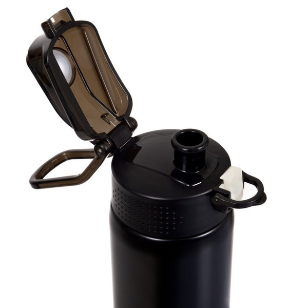 Butelka termiczna Casno Maroon Czarna - 450 ml - NIEDOSTĘPNY