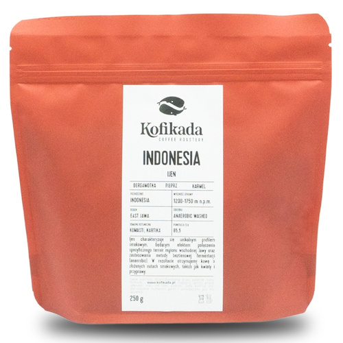 Kawa ziarnista Kofikada Indonezja Ijen Anaerobic Washed Filtr 250g – NIEDOSTĘPNY