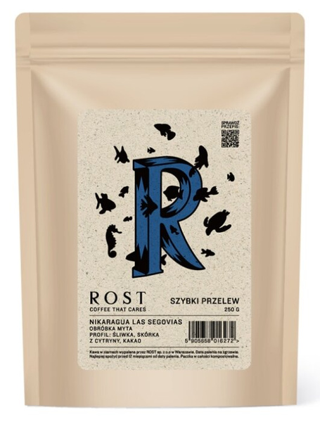 Kawa ziarnista ROST Nikaragua Las Segovias Szybki Przelew 250g - NIEDOSTĘPNY