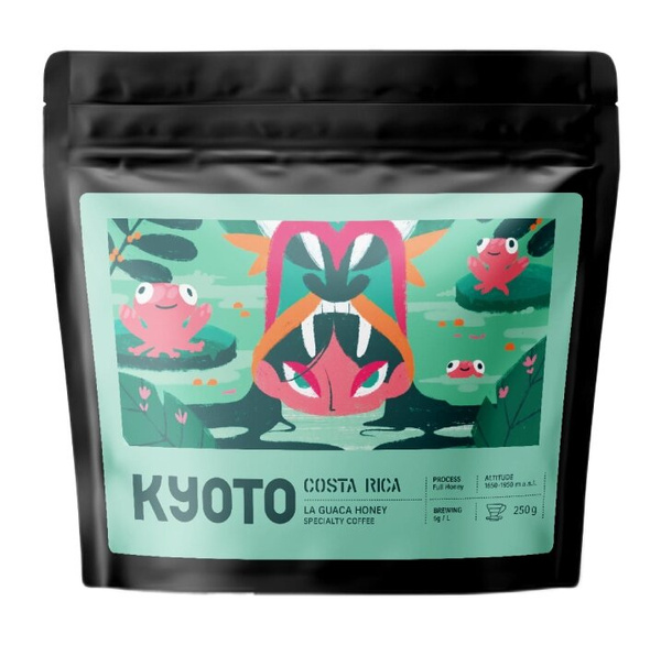 Kawa ziarnista KYOTO Kostaryka La Guaca Filtr 250g - NIEDOSTĘPNY