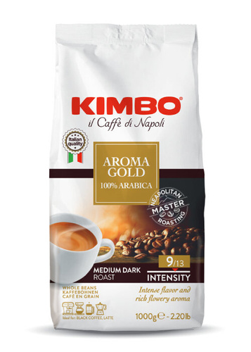 OUTLET - Kawa ziarnista Kimbo Aroma Gold 1kg